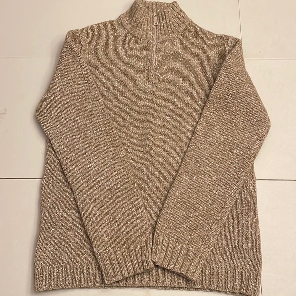 Vintage Jcrew chunky half zip sweater